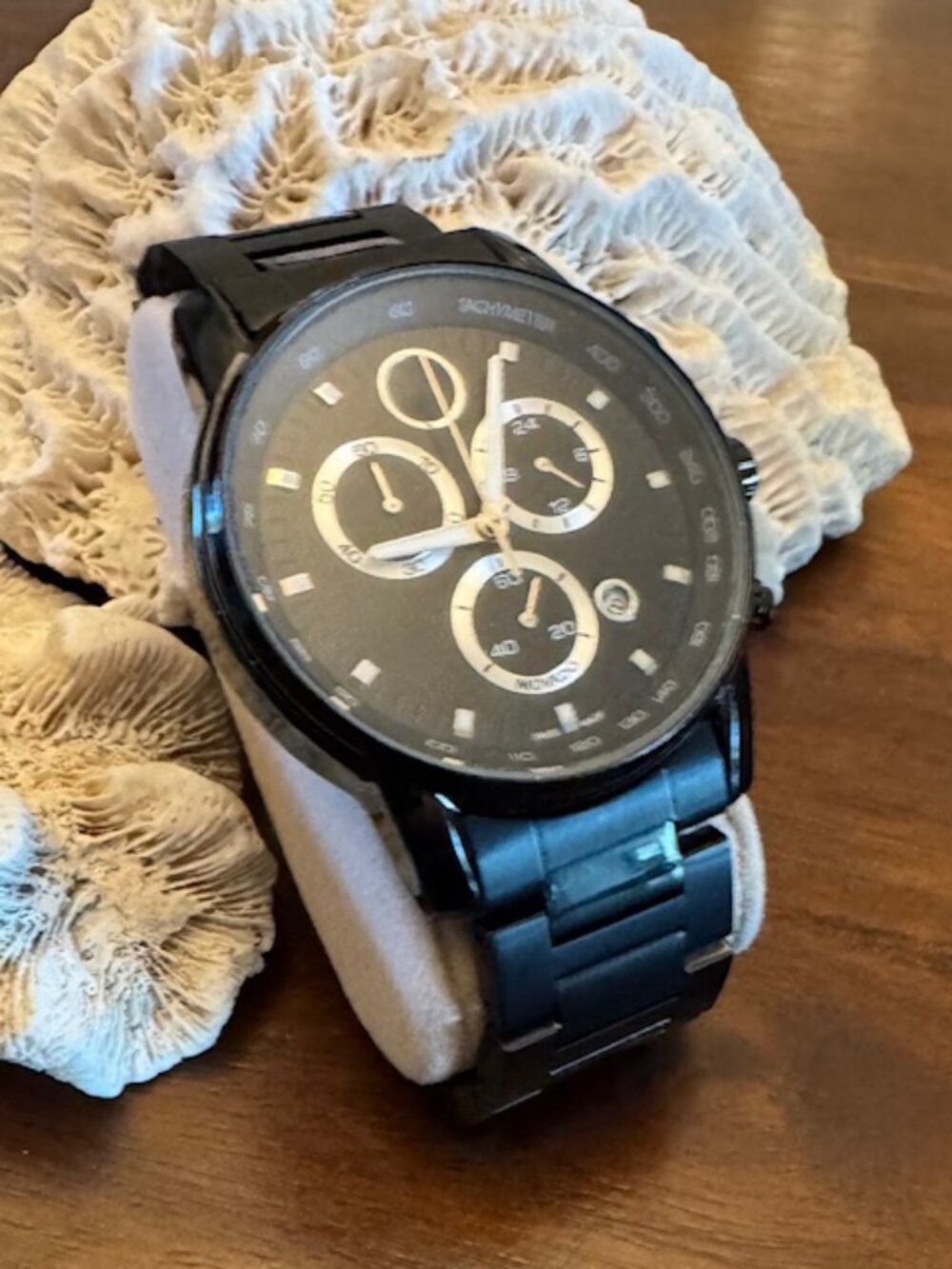 Movado Bold Verso Men's Black ION Chronograph Quartz Watch